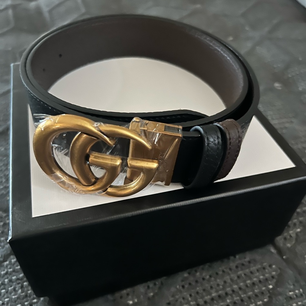 GG Reversible Belt black/brown, brand new, never worn